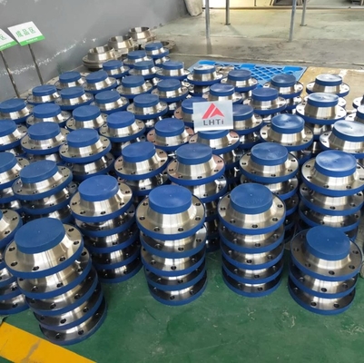 좋은 가격 ASTM B381 티타늄 Gr F2 용접 목 플랜지 티타늄 Gr2 올려진 얼굴 플랜지 BLRF 온라인으로