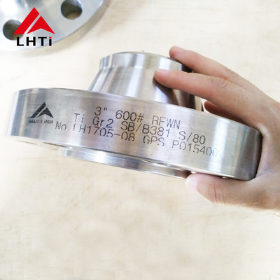 좋은 가격 Ti Gr5 Gr7 티타늄 용접 목 플랜지 ASME B16.5 150 WN 클래스 플랜지 용접 목 온라인으로