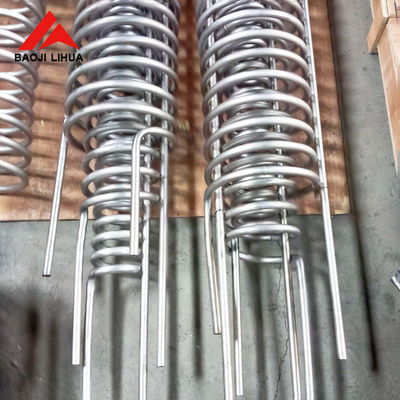 좋은 가격 열교환기 순수한 티타늄 튜브 코일 이음새가 없는 ASTM B338 온라인으로