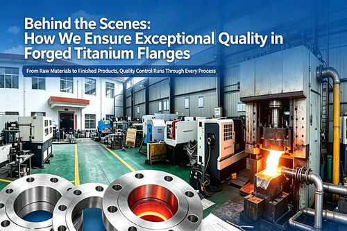 최신 회사 블로그 Behind the Scenes at Lihua titanium: How We Ensure the Exceptional Quality of Forged Titanium Flanges
