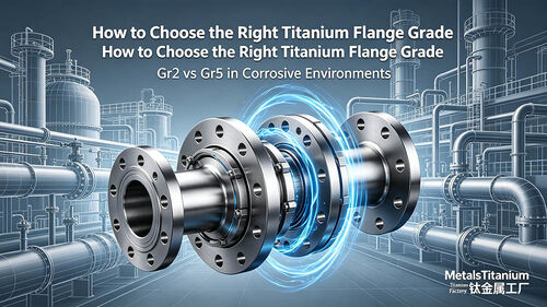 최신 회사 블로그 How to Choose the Right Titanium Flange Grade: Gr2 vs. Gr5 in Corrosive Environments