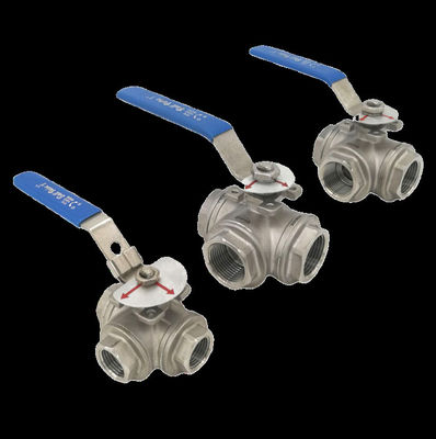 좋은 가격 3차선 스레드 된 볼 밸브 - Ti 볼 밸브 Gr2 DN 15 클래스 150-2500 온라인으로