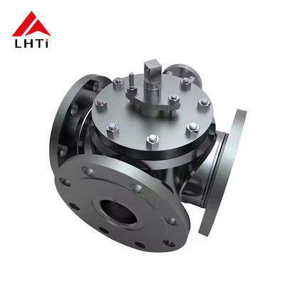 좋은 가격 6 인치 볼 밸브 티타늄 4 차원 볼 밸브 화학 및 전력 산업 Gr2 Gr5 PN16 PN 25 온라인으로